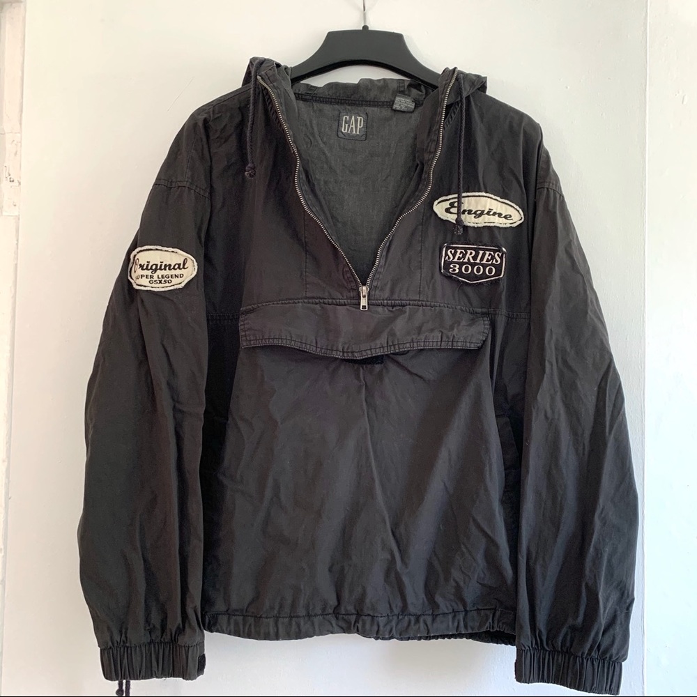 GAP Engine Series jacket dark blue Sz Small